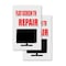 Signmission Flat Screen Tv Repair, Vinyl Decals Only 24 Inch x 36 Inch, Vinyl Decal, 2PK DSB-2436-2PACK-Flat Screen Tv Repair - alternate 1