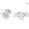 Elesa 452453 Castors bracket for heavy loads Soft polyurethane coating plate bracket, with 452453 - alternate 2