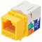 Monoprice Datacom Jack, Cat5, Punch Down, Yellow 5377 - alternate 1