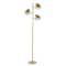 Jonathan Y Billy 66.5" 3-Light Modern Contemporary Iron LED Floor Lamp, Brass Gold JYL3086A - alternate 2