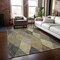 Homeroots 3' X 5' Brown Gold And Taupe Argyle Washable Indoor Outdoor Area Rug 613705 - alternate 2