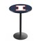 Holland Bar Stool Co 36" Blk Wrinkle Illinois Pub Table, 36" dia. Top L214B3636IlliniU - alternate 1