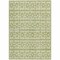 Homeroots 3' X 5' Sage And Ivory Geometric Washable Indoor Outdoor Area Rug 613747 - alternate 2