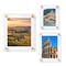 Azar Displays Floating Gallery Wall Frame Set, 1 Rose-Gold Hardware, 8 x 10, 11 x 14 & 16 x 20, 3-Piece Set 105722-ROSE - alternate 2