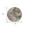 Homeroots 8' Taupe Beige And Brown Round Abstract Washable Indoor Outdoor Area Rug 577633 - alternate 2