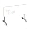 Correll Rectangle Premium Sit To Stand Dry Erase Flip Top Table, 60 in W, 28 in to 38 in H FTS2460DE-80-14-13 - alternate 2
