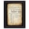 Homeroots Father Says 2 Black Framed Print Wall Art 405577 - alternate 1