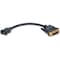 Tripp Lite HDMI to DVI Adapter, HDMI, DVI-D, F/M, 8" P130-08N - alternate 1
