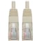 Tripp Lite Cat5e Cable, Molded, RJ45 M/M, White, 5ft N002-005-WH - alternate 1