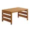 Alaterre Furniture Alaterre Barton 3 Piece Patio Furniture Set with Gray Cushions Natural Finish Design 80-BARTON-CH2TB-G - alternate 2