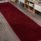 Jonathan Y Haze Solid Low-Pile Dark Red 2 ft. x 16 ft. Runner Rug SEU100Q-216 - alternate 1