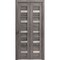 Sartodoors Sliding Closet Bi-fold Doors Grey Solid Core Modern Interior QUADRO4445BF-NEB-36 x 84 (2* 18x84) - alternate 1