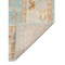 Homeroots 8' X 10' Blue and Orange Floral Stain Resistant Indoor Outdoor Area Rug 531498 - alternate 2