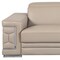 Homeroots 89" Beige Italian Leather Solid Wood Sofa 720451 - alternate 2