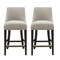Manhattan Comfort Beever Counter Stool  in Taupe - Set of 2 2-CS024-TP - alternate 2