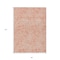 Homeroots 8' X 10' Salmon And Ivory Abstract Washable Indoor Outdoor Area Rug 599757 - alternate 2