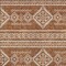 Homeroots 3' X 5' Orange And Ivory Southwestern Washable Indoor Outdoor Area Rug 593708 - alternate 2