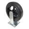 Vestil Rubber Rigid Caster 8 In. Diameter x 2 In. Width 551 Lb. Capacity Black CST-VE-8X2MR-R - alternate 2