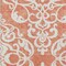 Homeroots 8' X 10' Coral And Ivory Damask Washable Indoor Outdoor Area Rug 614422 - alternate 2