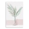 Homeroots Pretty Green Foliage Pink Unframed Print Wall Art 398975 - alternate 2