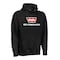 Warn Men's XL Pullover Hoodie Black Cotton Poly Blend with Logo 40757 - alternate 1