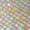 Apollo Tile Skosh 11.6in x 11.6in Glossy Yellowish Gray Glass Mosaic Wall and Floor Tile 18.69 sqft/case, 20PK APLNB88GR722A - alternate 2