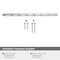 Amerock St. Vincent 10-1/16 inch 256mm Center-to-Center Satin Nickel Cabinet Pull BP55501G10 - alternate 2