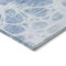 Homeroots 10' X 14' Sky Blue And Denim Blue Nautical Washable Indoor Outdoor Area Rug 581502 - alternate 2