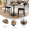 Flash Furniture Commercial 31.25" Natural HPL Tabletop with Black Table Height RD Base ST-RD31-NAT-TR18-GG - alternate 2