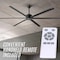 Canarm Ceiling Fan, 120 in Blade Dia, 6 Blades, 5 Speeds, 120V AC, Matte Black CP120BK - alternate 2