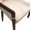Leisuremod Opaline Series Elegant Wooden Dining Chair in Black Velvet and Taupe, 2PK OC24BLTP2 - alternate 2
