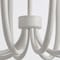 Vidalite Breeze 8-Light Matte White Chandelier, Textured Pendant Chandelier, Included LED Bulbs CE1013106 - alternate 2