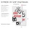 Signmission Bike Shop, Vinyl Decals Only 24 Inch x 36 Inch, Vinyl Decal, 2PK DSB-2436-2PACK-Bike Shop - alternate 2