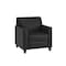 Flash Furniture Living Room Set, 29" x 32-1/4" to 32-1/2", Upholstery Color: Black BT-827-SET-BK-GG - alternate 2