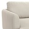 Homeroots 90" Cream Fabric Wood Sofa 641006 - alternate 2