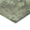 Homeroots 8' Fern Green And Olive Green Round Floral Washable Indoor Outdoor Area Rug 604122 - alternate 2