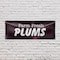 Signmission Farm Fresh Plums, 18 Inch x 48 Inch, Vinyl Banner B-30609 - alternate 2