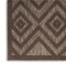 Homeroots 6' X 9' Dark Brown And Light Brown Geometric Indoor Outdoor Area Rug 550157 - alternate 2