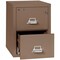 Fireking 2 Drawer, 1 Hr Fire & impact rated, 25" depth Letter Tan 2-1825-CTN - alternate 2