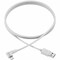 Tripp Lite LIGHTNING TO USB SYNC CHARGE RIGHT-ANGLE IPHONE IPAD WHITE 6FT M100-006-LRA-WH - alternate 1
