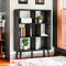 Homeroots 49" Charcoal Seven Tier Cube Bookcase 480462 - alternate 2