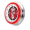 Holland Bar Stool Co University of Wisconsin Double Neon 19" Clock (Badger) Clk19WI-Bdg - alternate 2