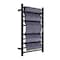 Anzzi Bali Series 10-Bar Wall Mounted Electric Bathroom Towel Warmer Rack in Brushed Nickel Finish TW-AZ075MB - alternate 2