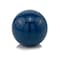 Homeroots 4" Blue Aluminum Decorative Orb Tabletop Sculpture 373764 - alternate 2