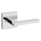 Kwikset Signature Series 154HFL SQT26 Passage Closet Lever, 41532 in L Lever, Polished Chrome 720HFL SQT-26 - alternate 2