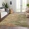 Homeroots 3' X 5' Green And Terra Cotta Southwestern Washable Indoor Outdoor Area Rug 603539 - alternate 2