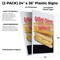 Signmission Grilled Cheese Sandwich, Plastic Signs Only 24 Inch x 36 Inch, Corrugated Plastic, 2PK CSB-2436-2PACK-Grilled Cheese Sandwich - alternate 2