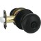 Steel Pro Matte Black Half Round Entry Knob TFX900B - alternate 2