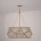 Vaxcel Euclid 5L Brass Mid-Century Modern Pendant Light Mercury Glass P0318 - alternate 2