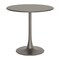 Homeroots 32" Taupe Steel Pedestal Base Round Top Dining Table 572232 - alternate 1